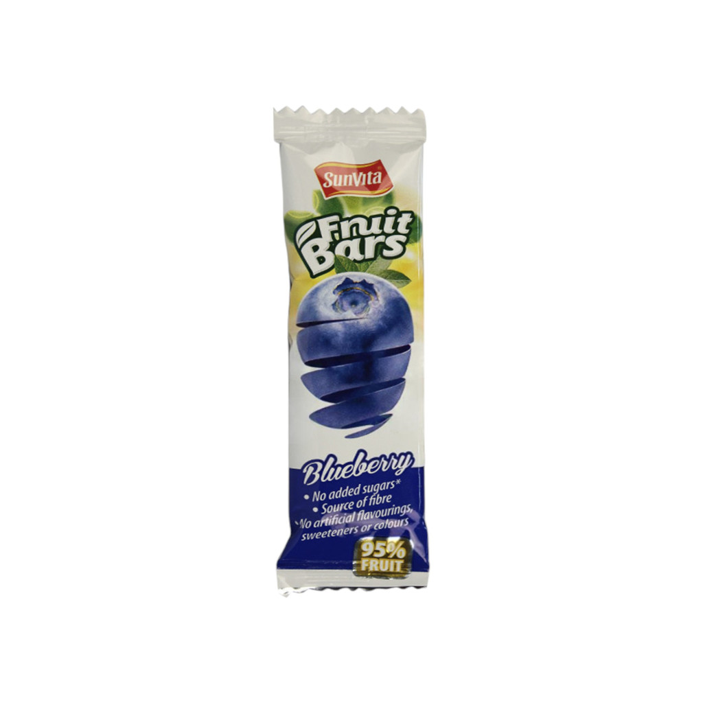 Ovocný koláčik Sunvita s čučoriedkami 20 g
