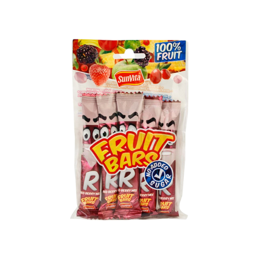 Batonik z czerwonymi owocami Sunvita 5x15g, 1 opakowanie