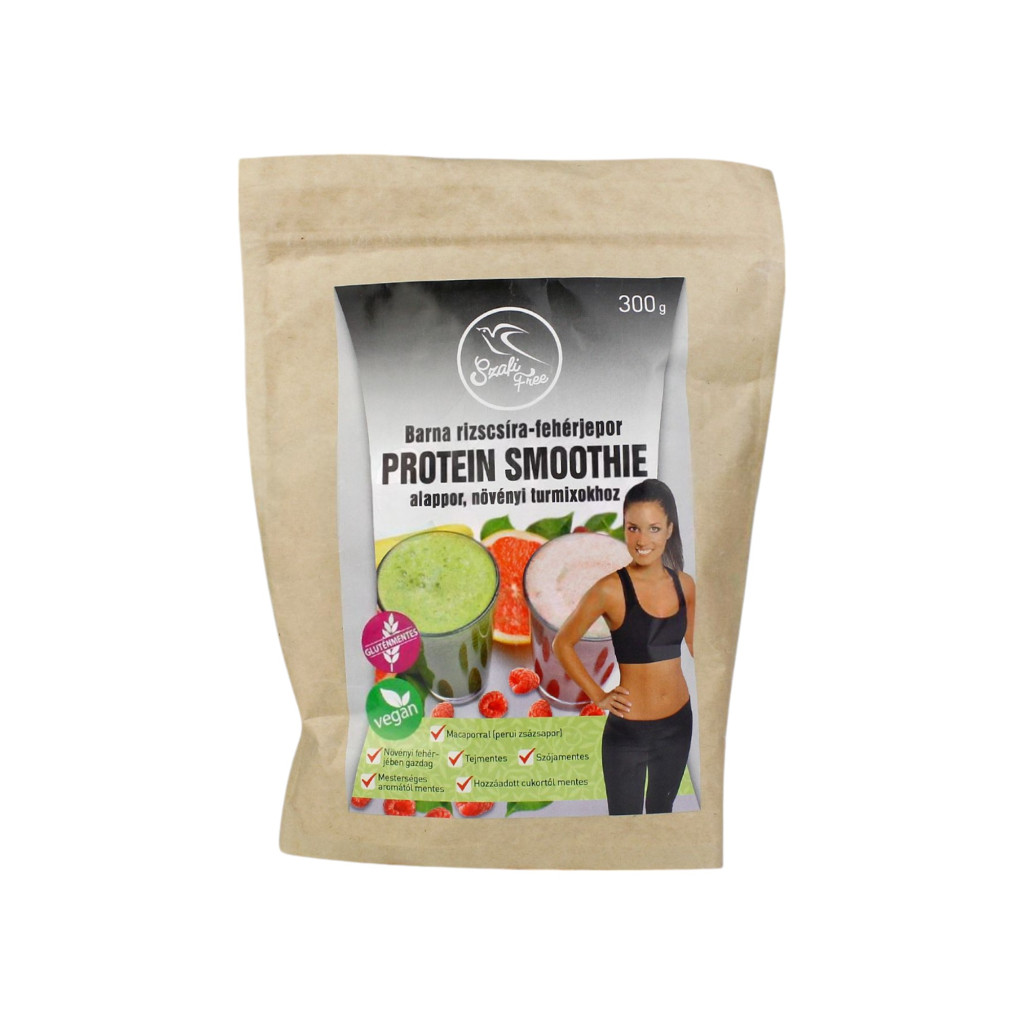 Amestec pentru smoothie cu pudră de proteine ​​din tărâțe de orez maro Szafi Free, 300 g