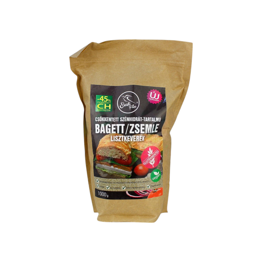 Szafi Free reduzierte Kohlenhydrat-Glutenfreie Baguette-Mehlmischung 1000 g