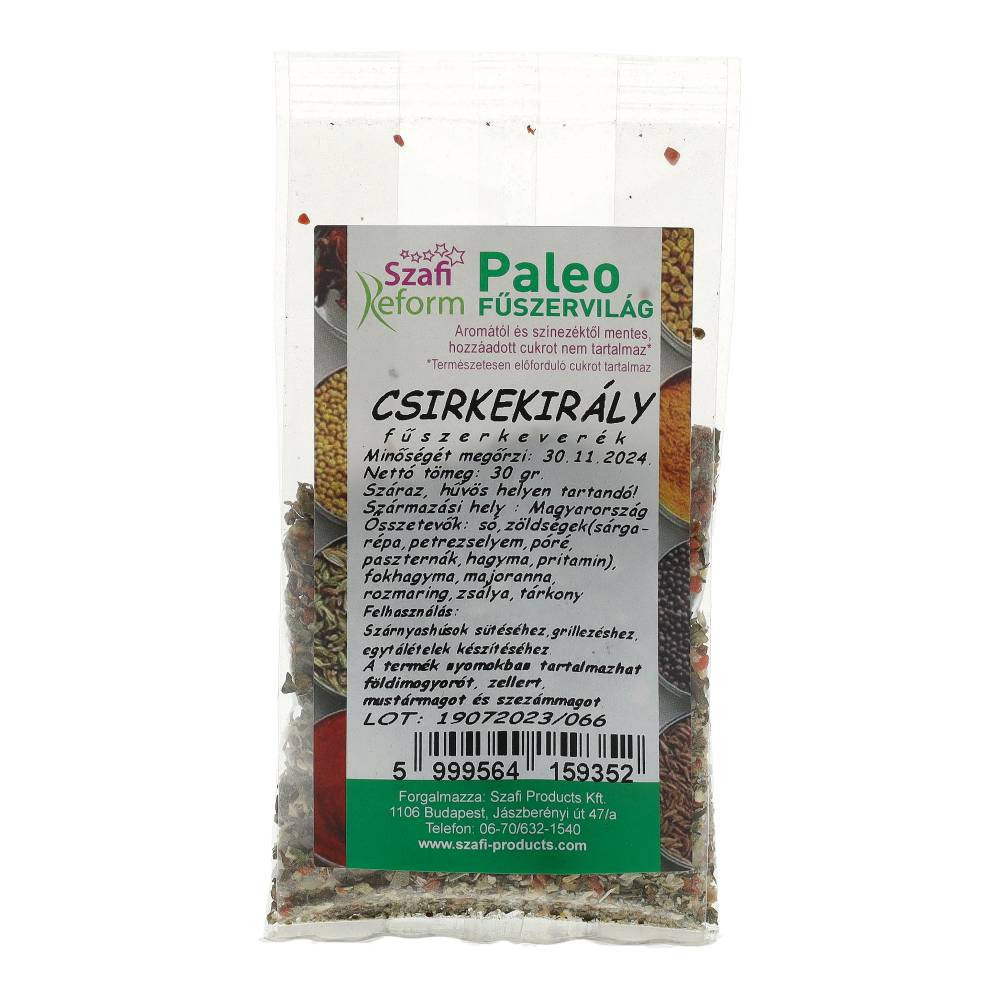 Amestec de condimente pentru pui Szafi Reform Paleo Chicken King 30 g