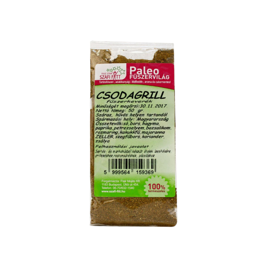 AMESTEC DE CONDIMENTE PENTRU GRĂTAR ȘAFI REFORM PALEO 50 g