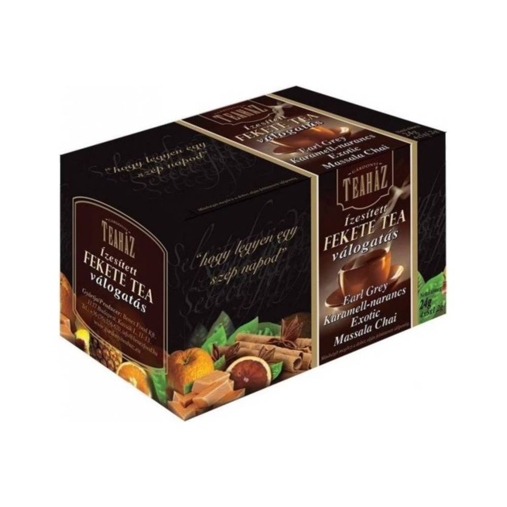Výber čierneho čaju z čajovne Bigiba, 20x1.2g, 24g