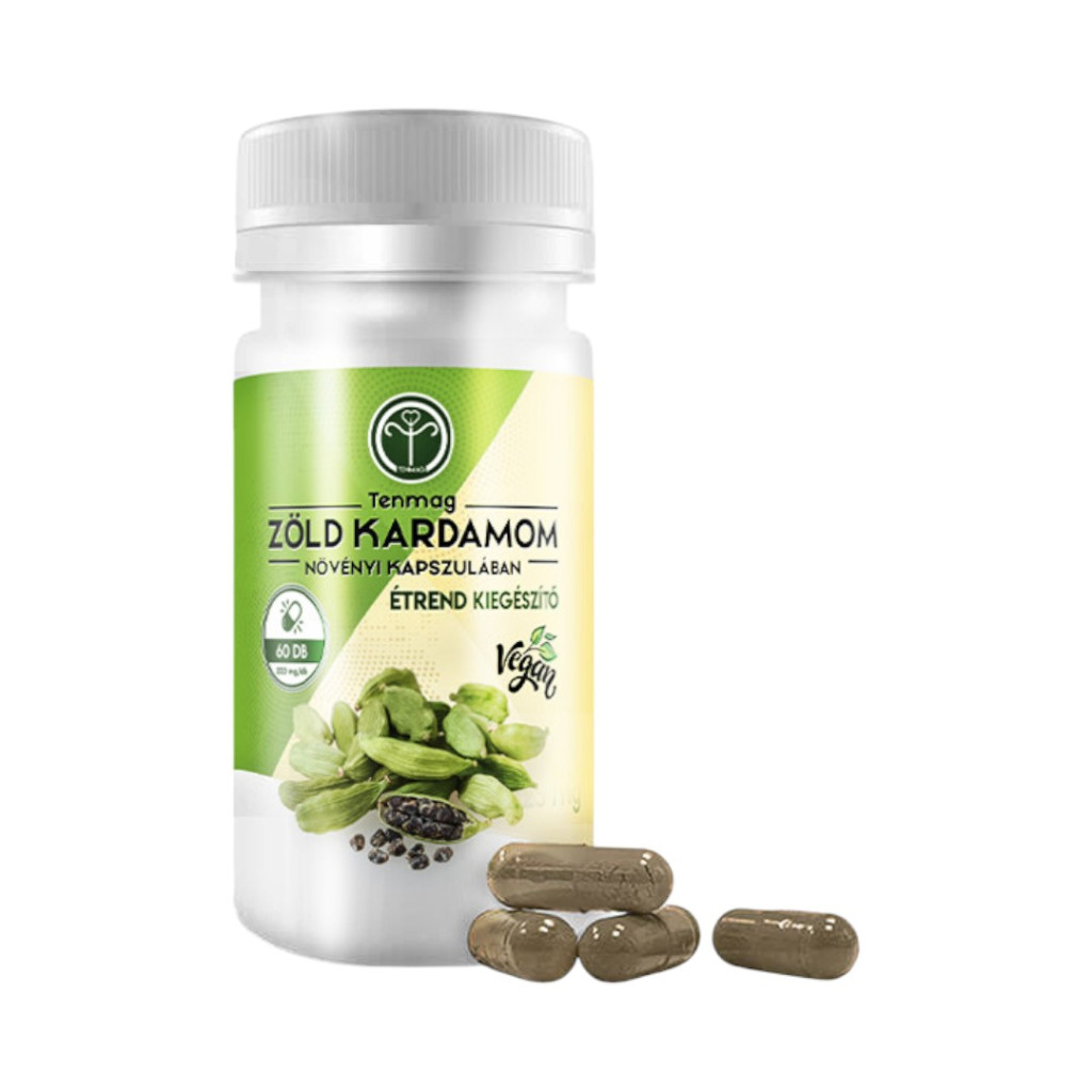 Tenmag green cardamom capsule 60 pcs