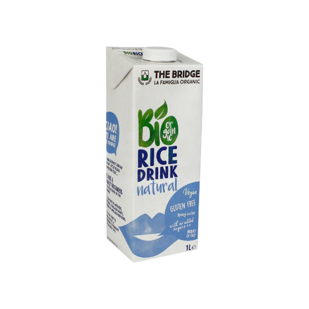 BIO lapte de orez natural din orez The Bridge 1000 ml