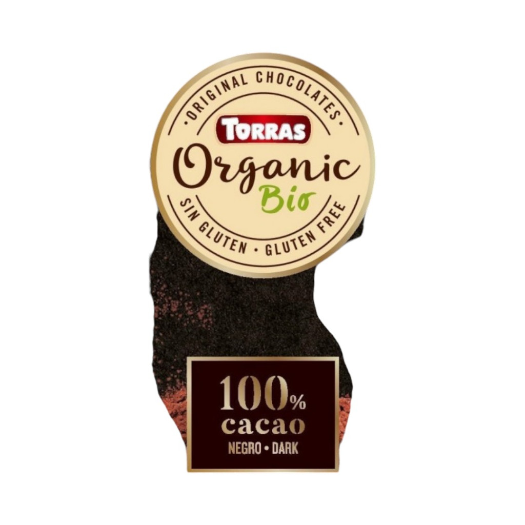 Torras 100% Kakao dunkle Schokolade 100 g