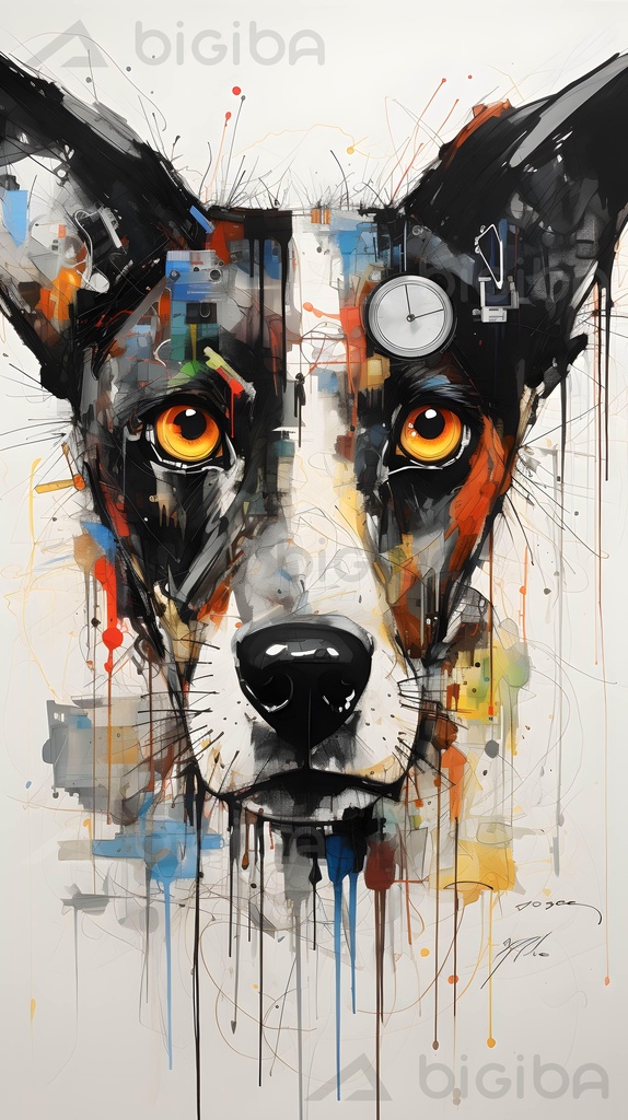 Canine Mosaic of Emotions