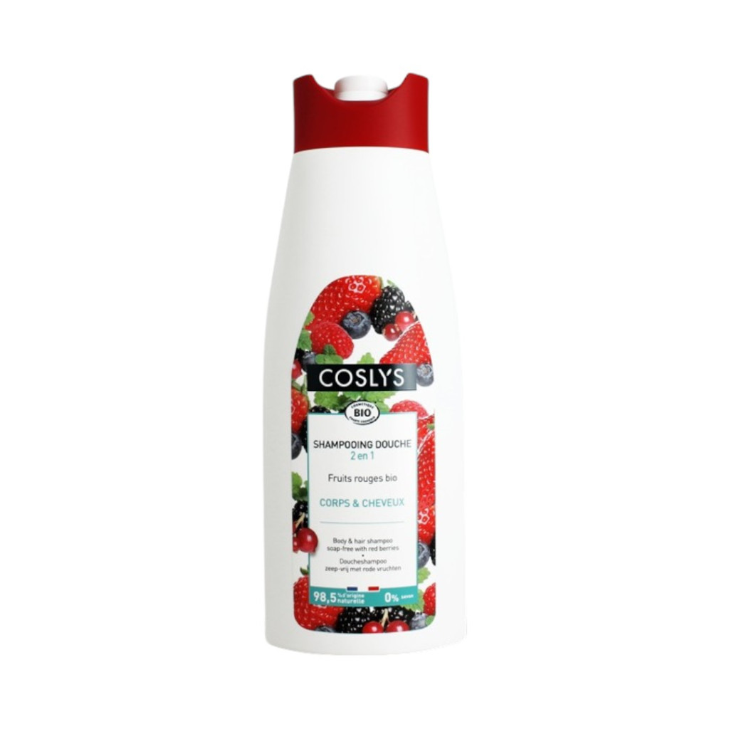 Forest fruit shower gel and shampoo, 750ml, Coslys