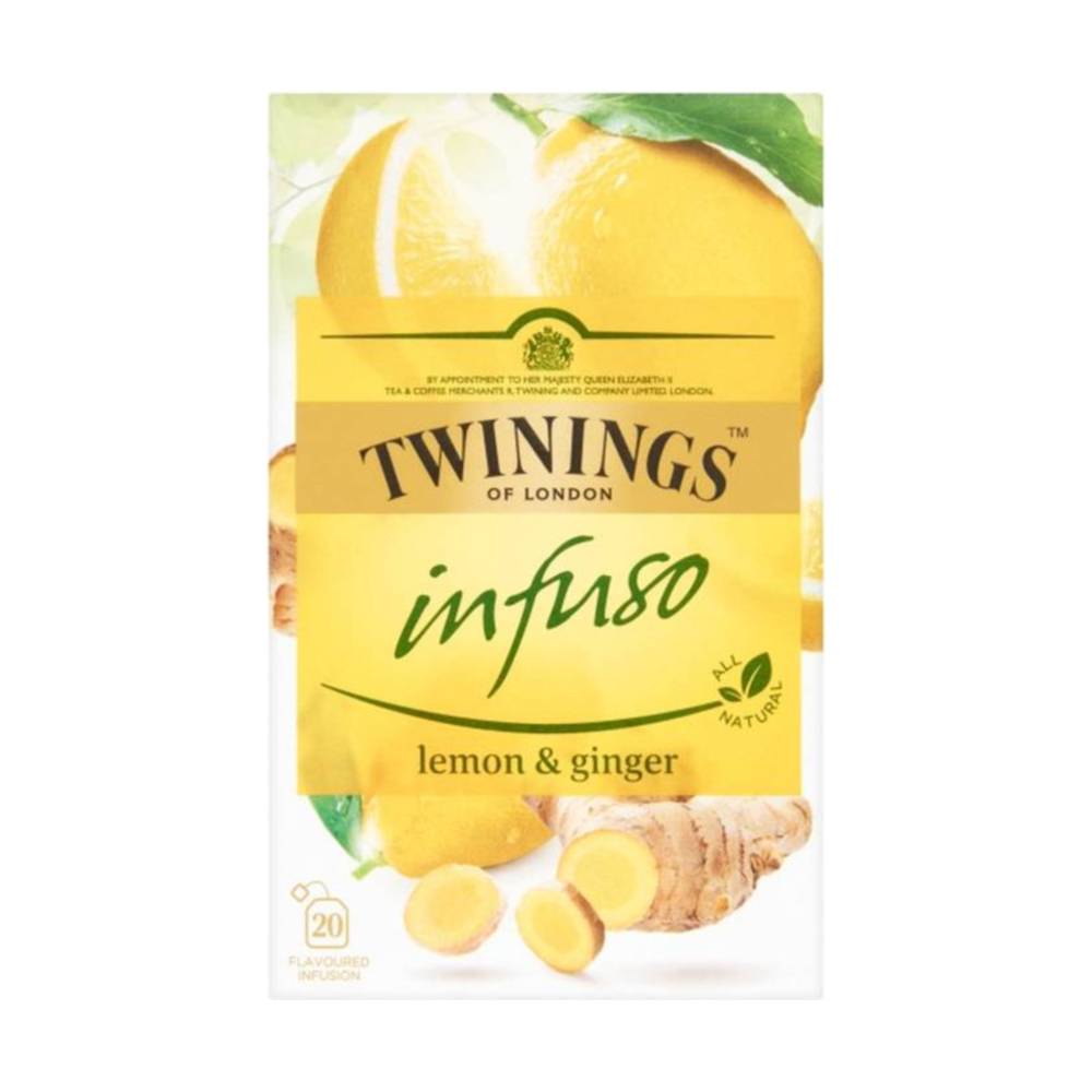 Twinings citrom és gyömbér herbatea 40 g