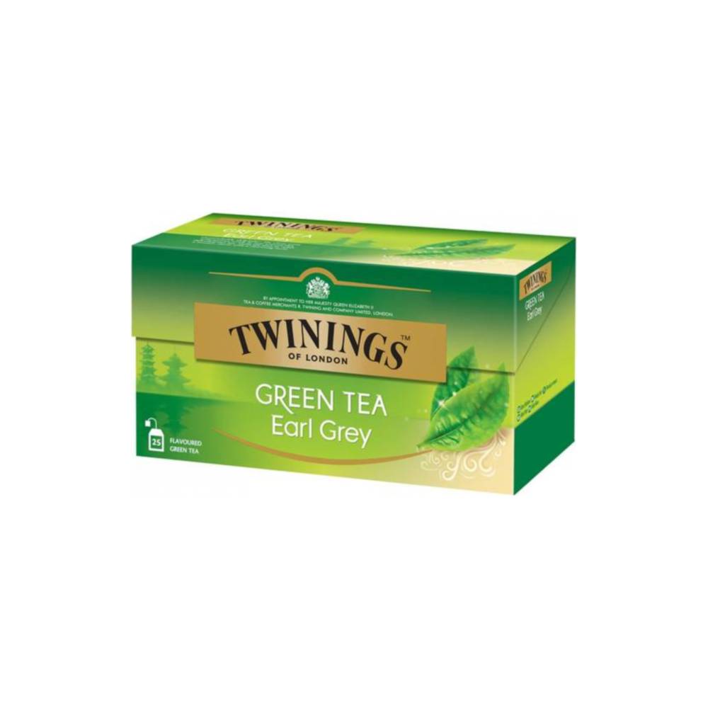 Zelený čaj Twinings Earl Grey 25x1,6 g 40 g