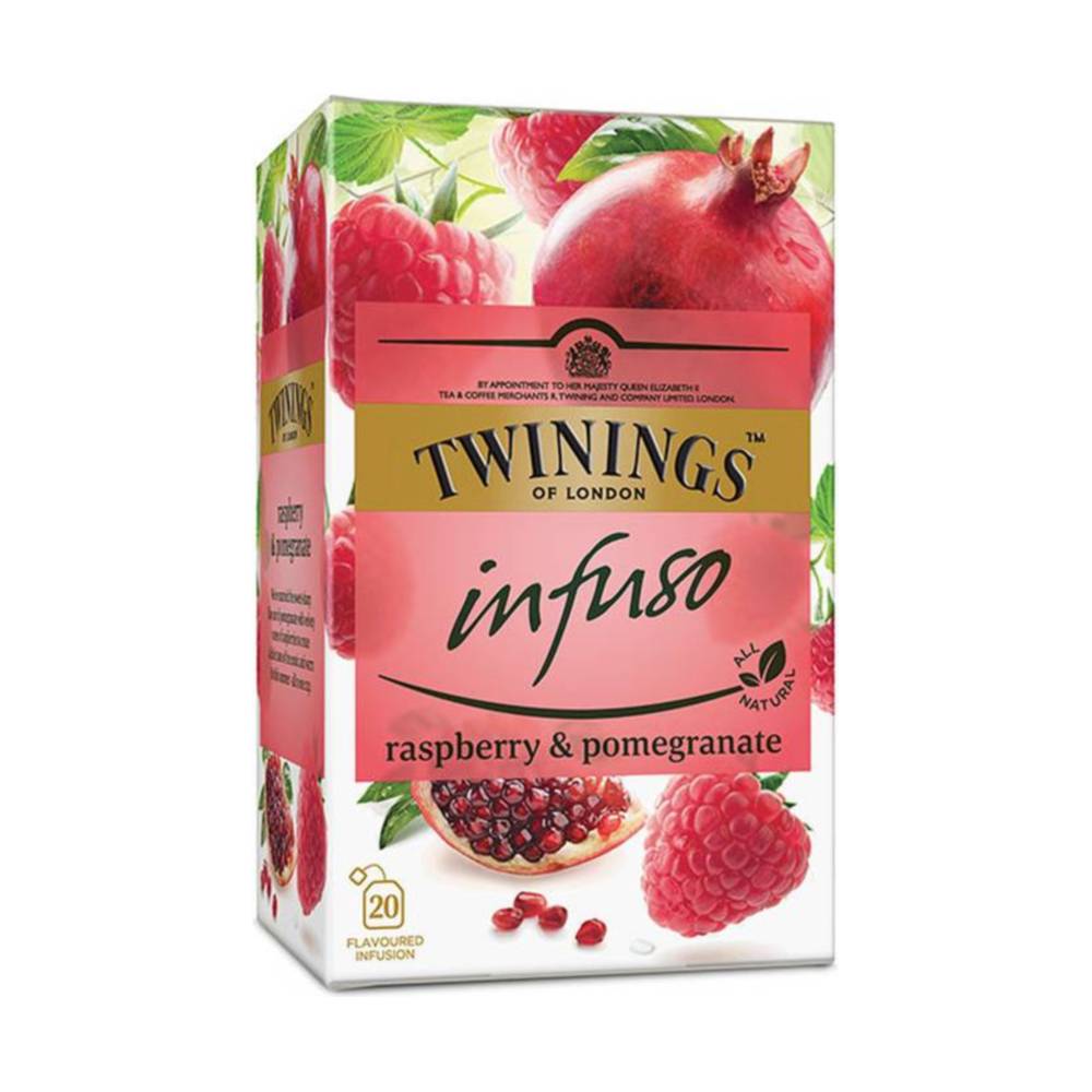 Bylinkový čaj Twinings s granátovým jablkom a malinami 40 g