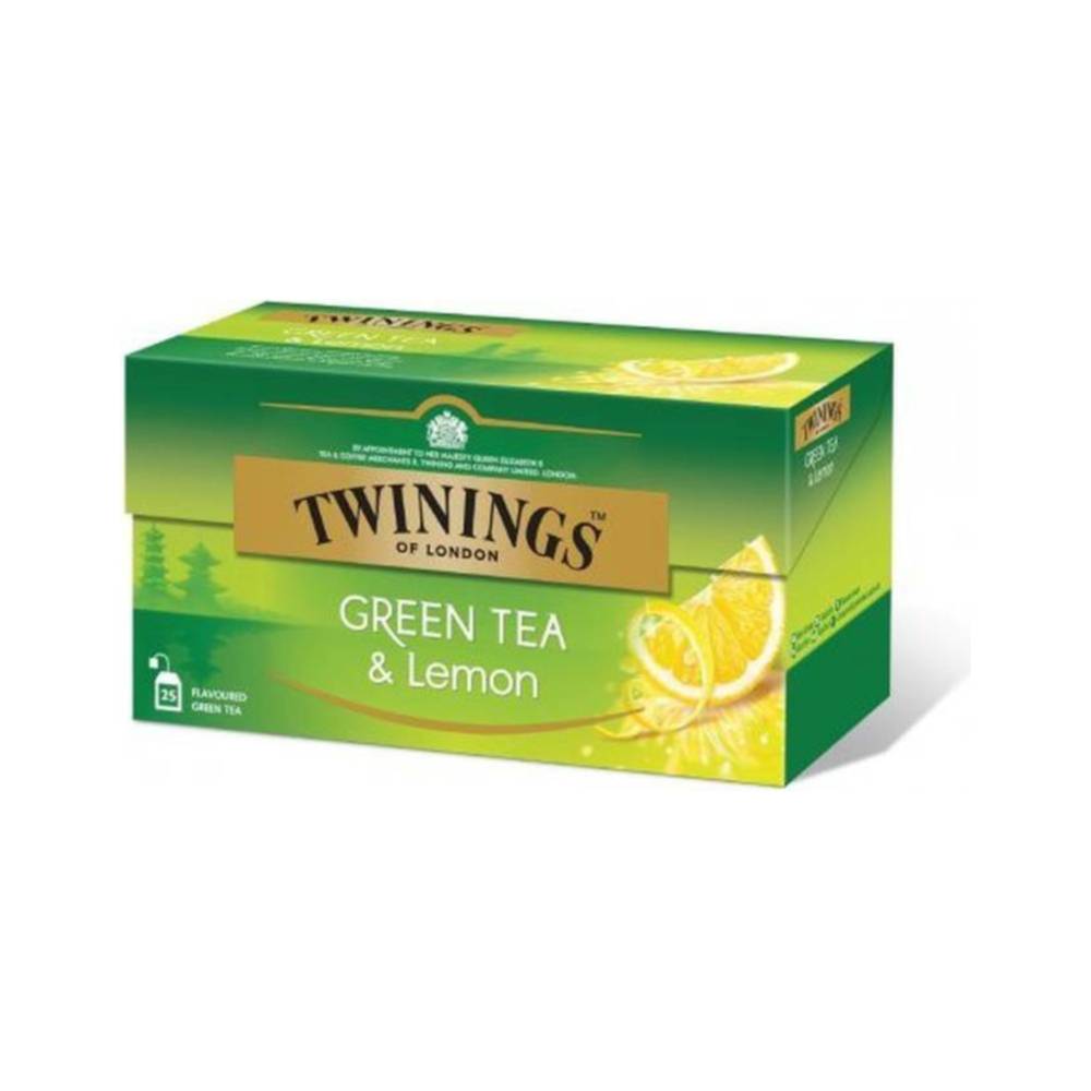 Zelený čaj Twinings s citronem 25x1,6 g 40 g
