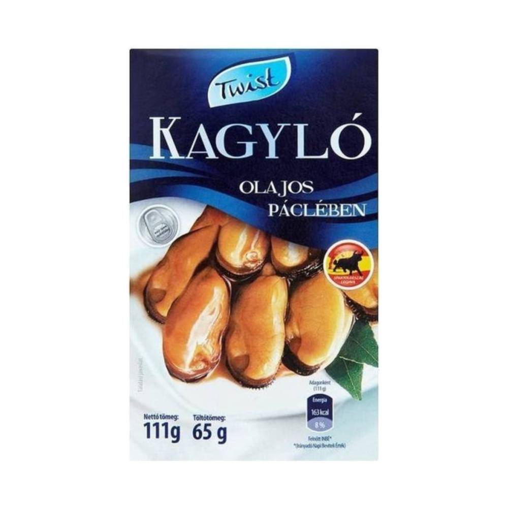 Twist kagyló olajos páclében 115 g