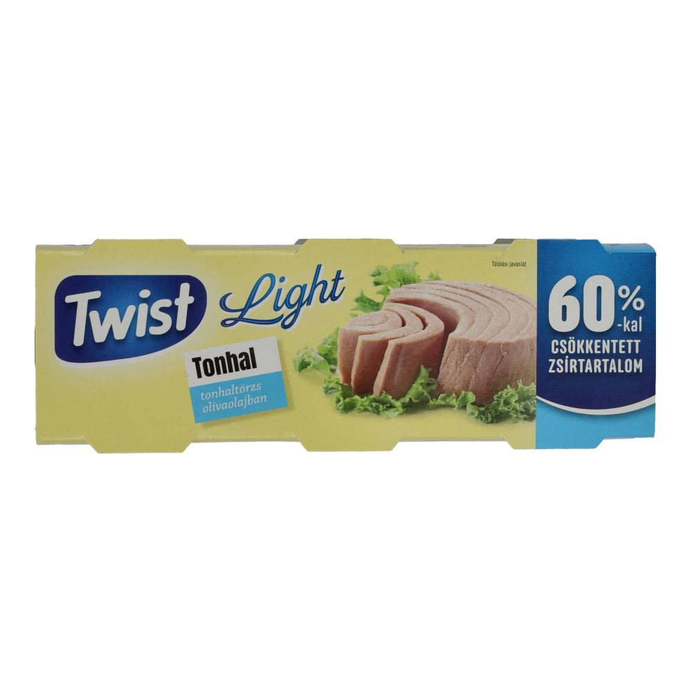 Kousky tuňáka v rostlinném oleji Twist 3x60g 180g
