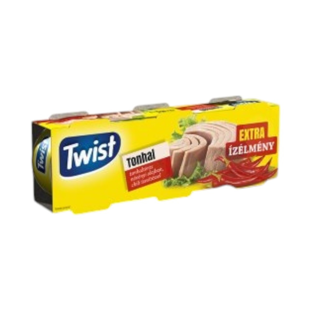 Uzavřený lososový filet v rostlinném oleji s čilí 3x80g 240g