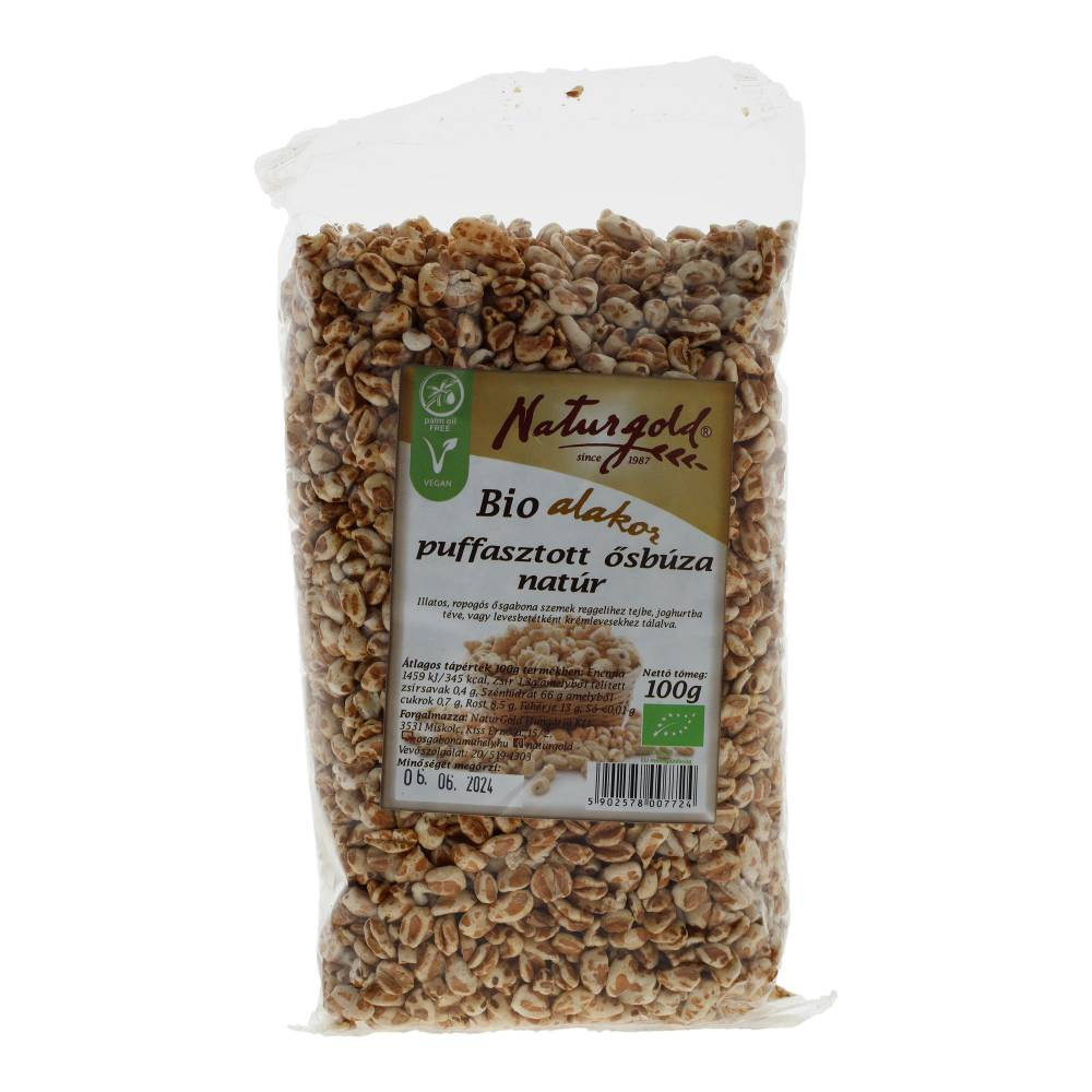 ÚJ NATURGOLD BIO PUFF.ALAKOR NATÚR GM. 100 g