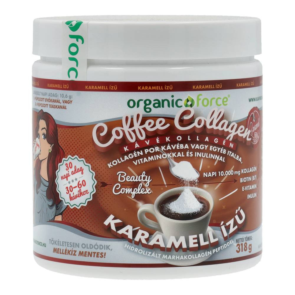 ÚJ ORGANIC F.KÁVÉKOLLAGÉN KARAMELL 318 g
