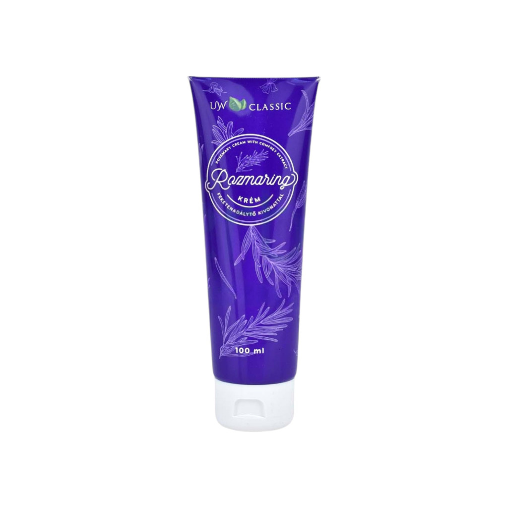 UW CLASSIC ROZMARING KRÉM FEKETENADÁLYTŐ KIVONATTAL 100 ml