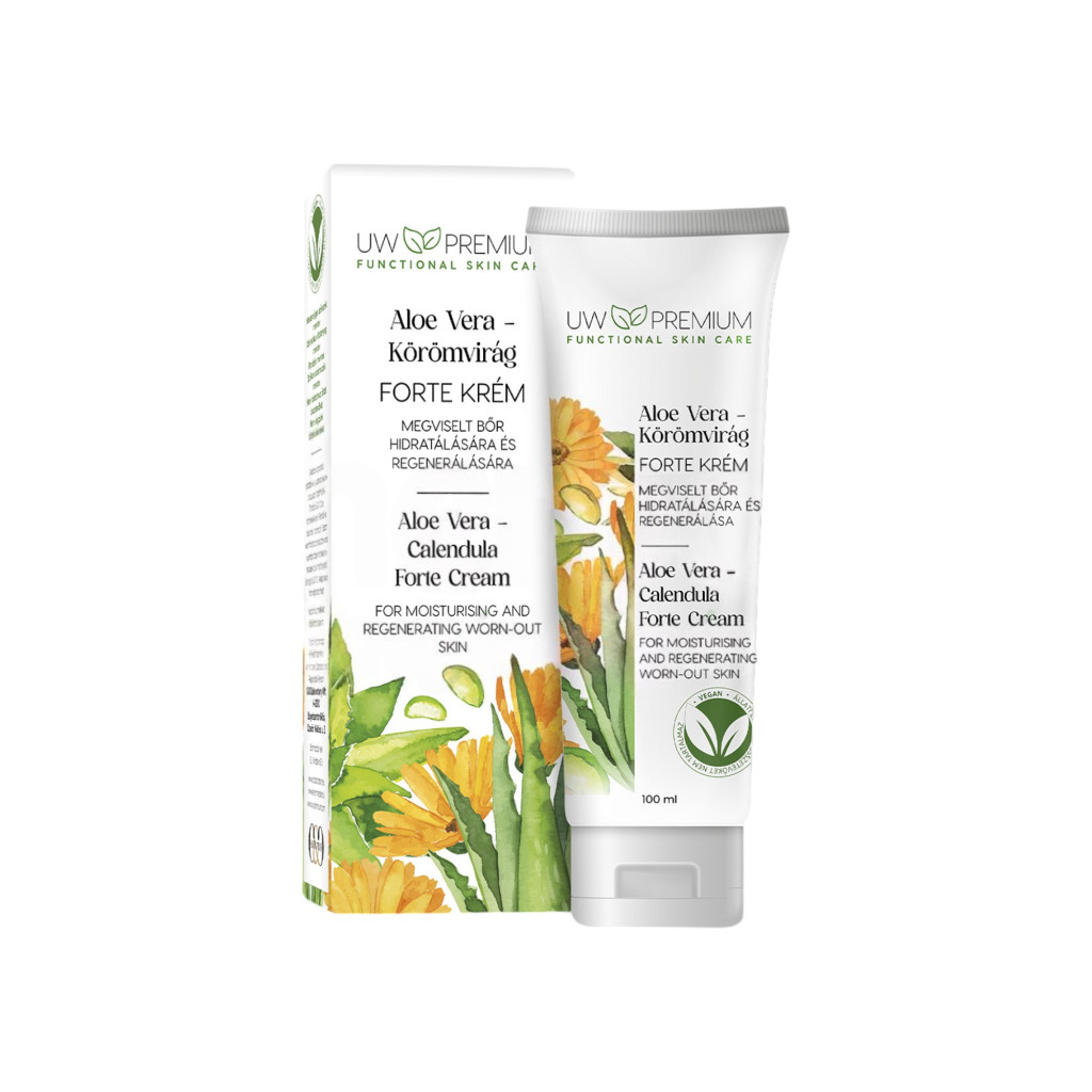 Uw premium aloe körömvirágkrém tubusos 100 ml