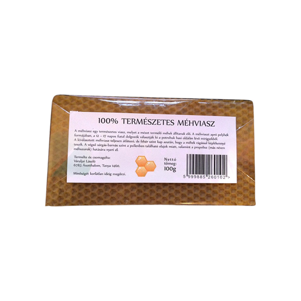 Natural beeswax from Váralja 100% 100 g