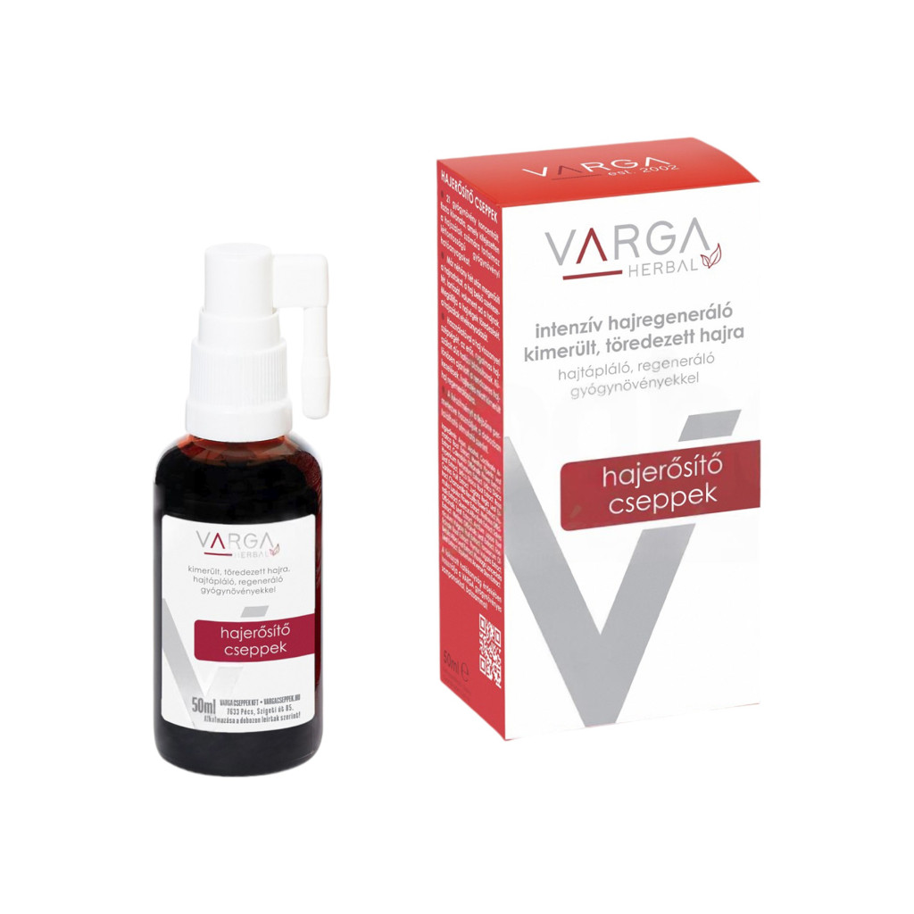 Varga hair strengthening drops for weak and thin hair, 50 ml