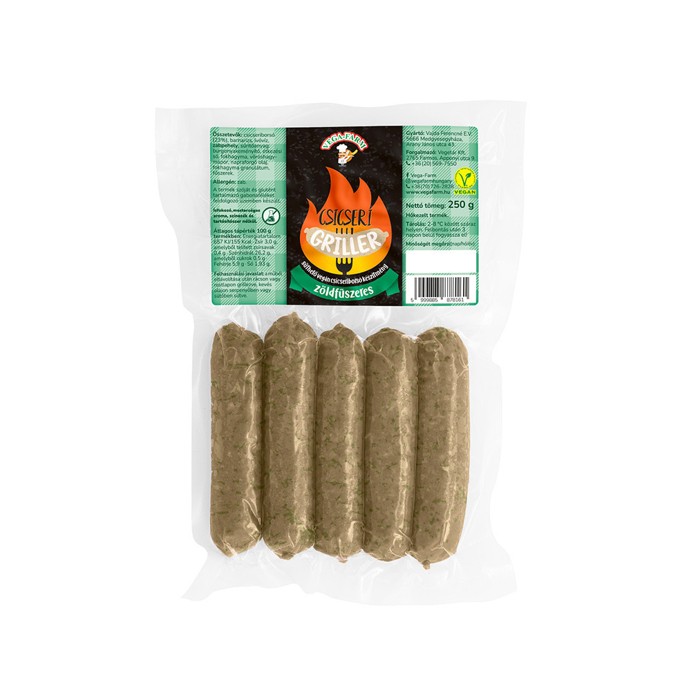 VEGA FARM CSICSERI GRILLER  ZÖLDFŰSZERES CSICSERIBORSÓKÉSZ. 250G [H]