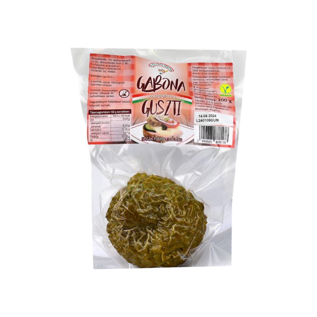 Vega Farm gabona guszti füstölt, magyaros ízesítéssel 200 g