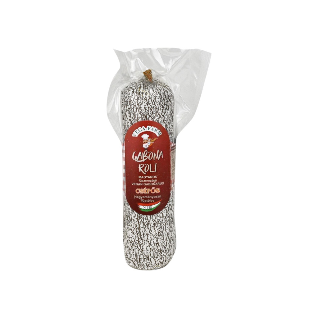 Vega Farm gabonakolbász füstölt csípős 300 g