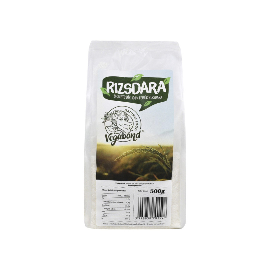 VEGABOND RIZSDARA FEHÉR 500G