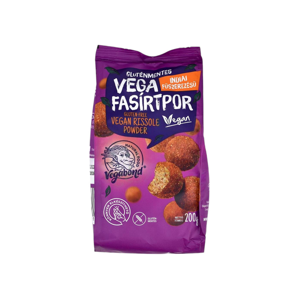 Vegabond vega fasírtpor gluténmentes indiai fűszerezésű 200 g
