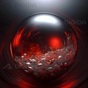 Crimson Nebula Sphere