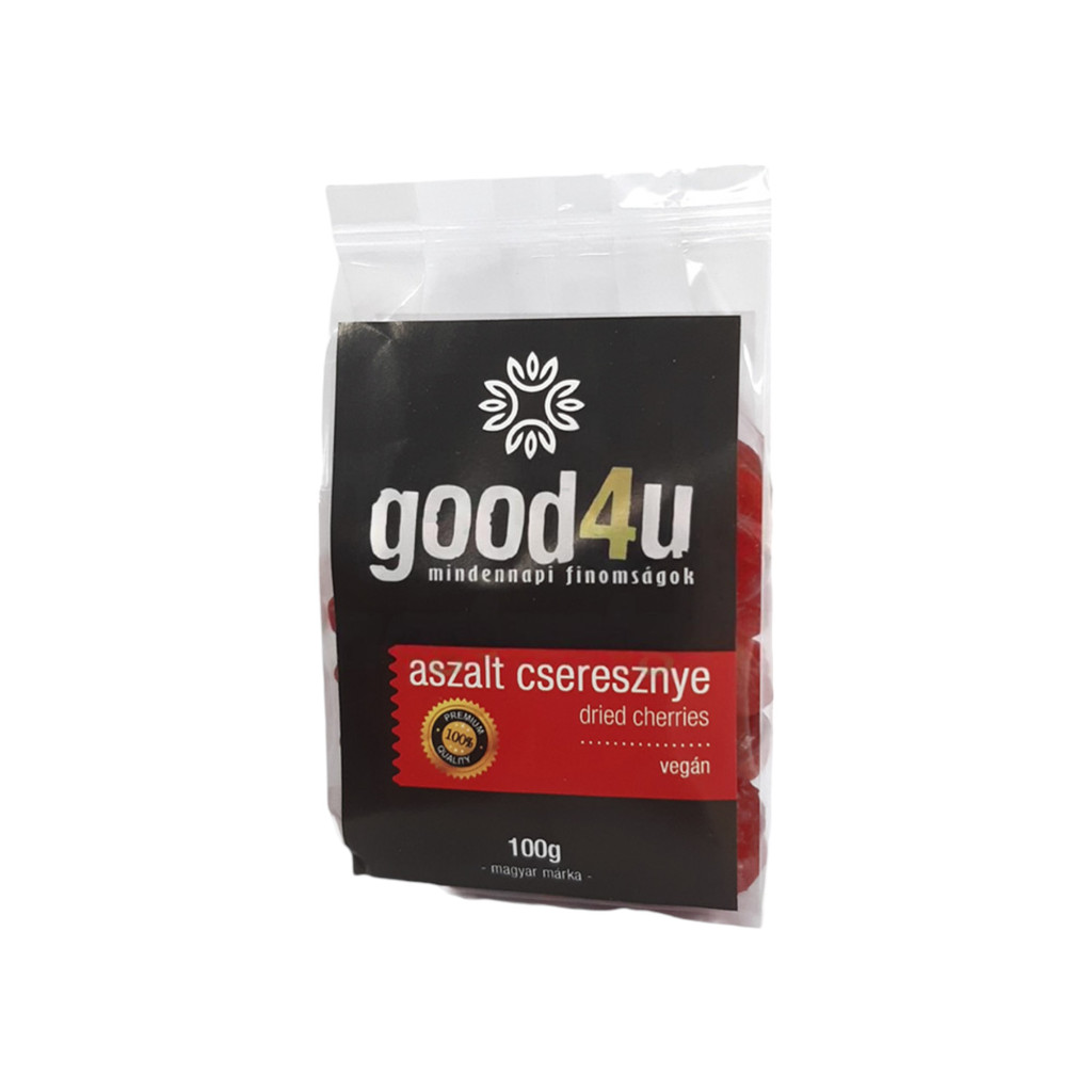 VEGAN GOOD4U MINDENNAPI FINOMSÁGOK ASZALT CSERESZNYE 100G