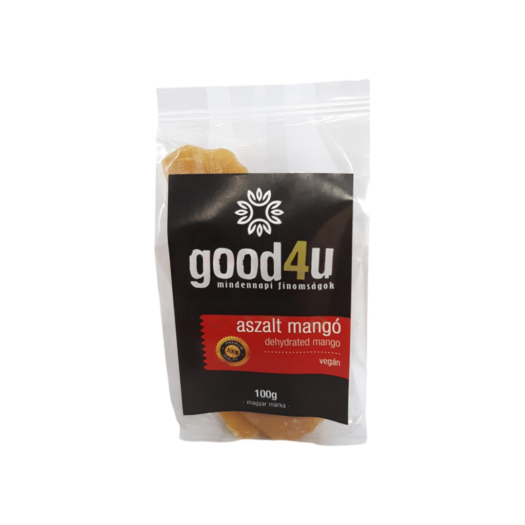 VEGAN GOOD4U MINDENNAPI FINOMSÁGOK ASZALT MANGÓ 100G