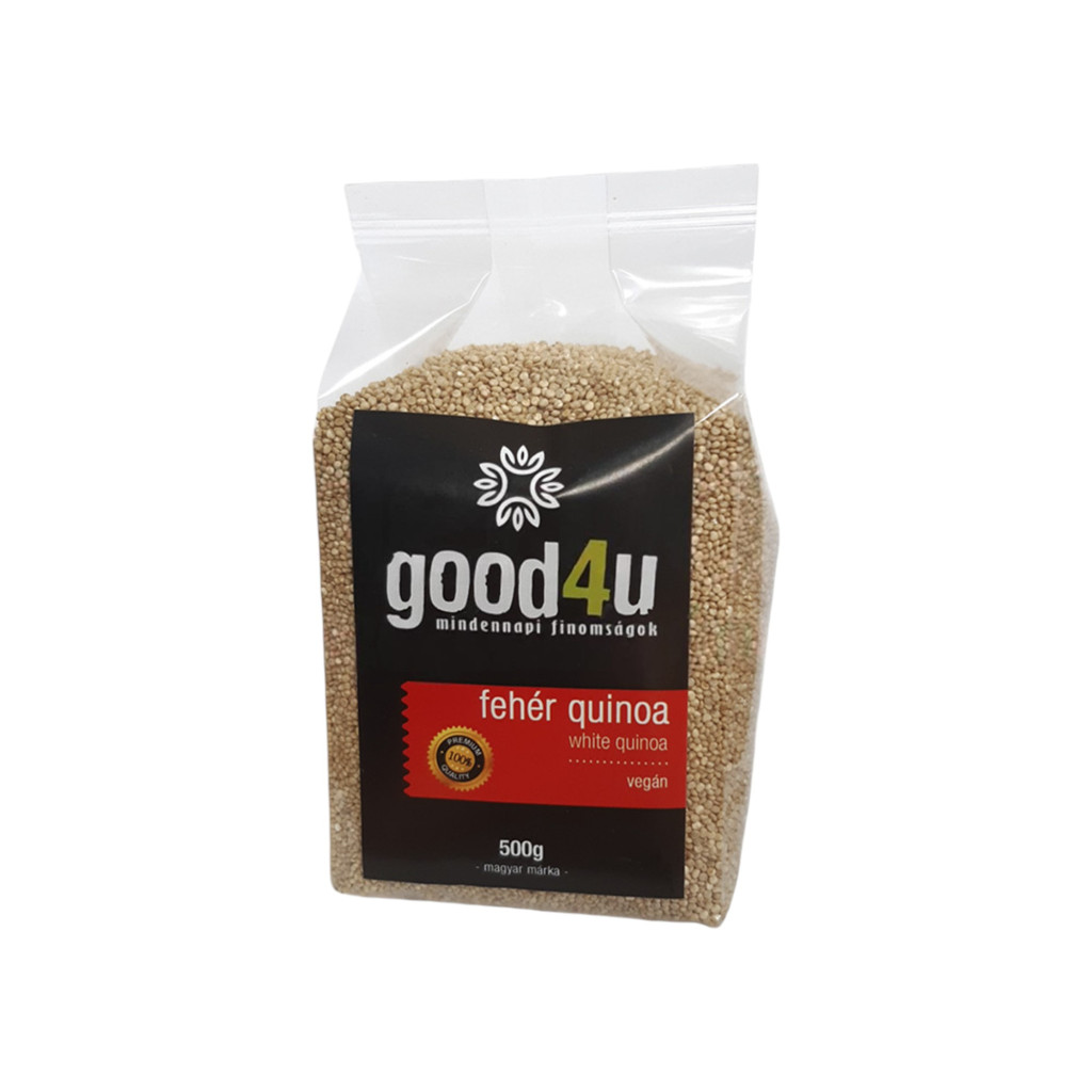 VEGAN GOOD4U MINDENNAPI FINOMSÁGOK QUINOA FEHÉR 500G
