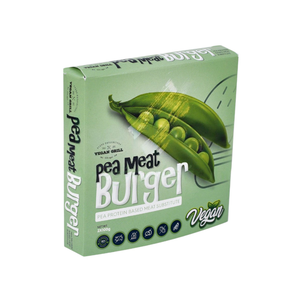 Vegánsky grilovací vegánsky burger s hráškovým proteínom 200 g