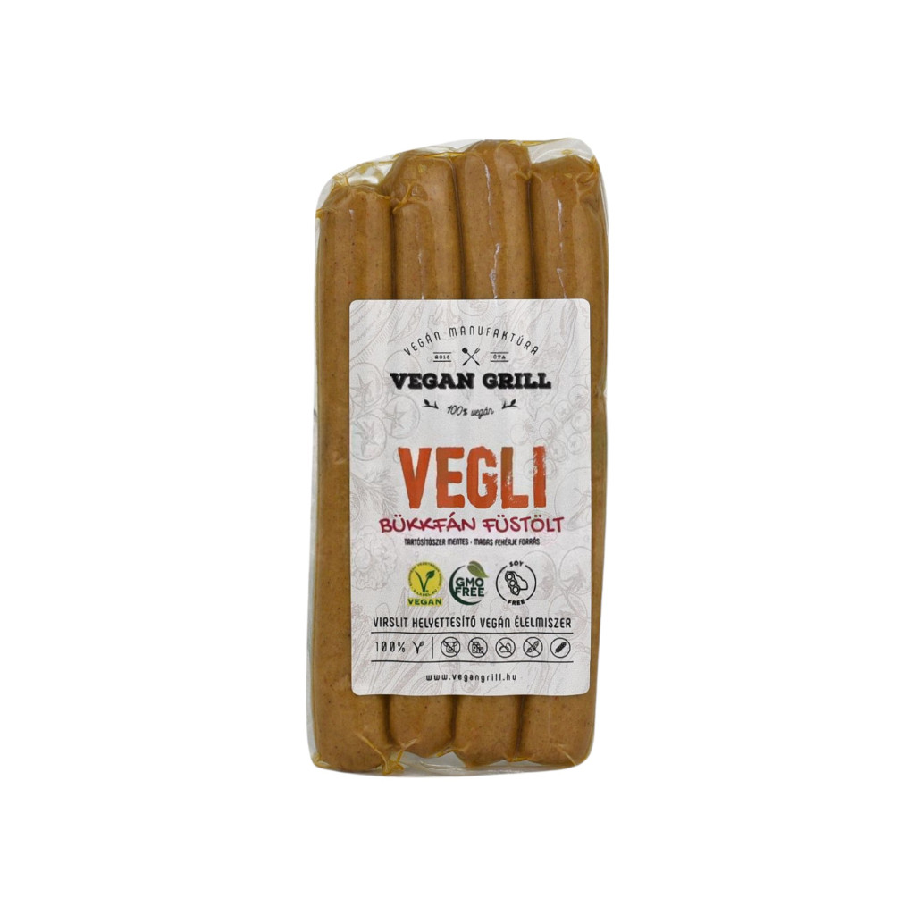 Vegan grill vegli füstölt virsli helyettesítő 180 g