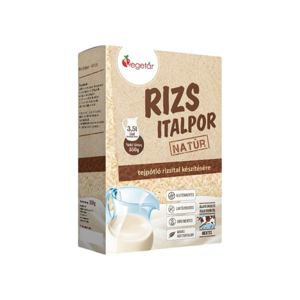 VEGETARISCHES PFLANZLICHES GETRÄNKEPULVER REIS NATÜRLICH 350 g