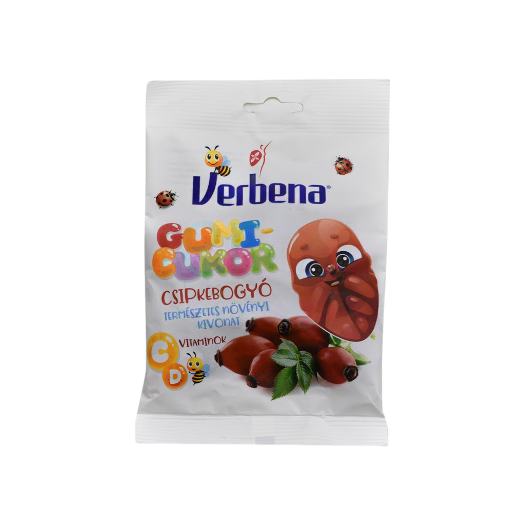 Verbena gumicukor csipkebogyó 90 g