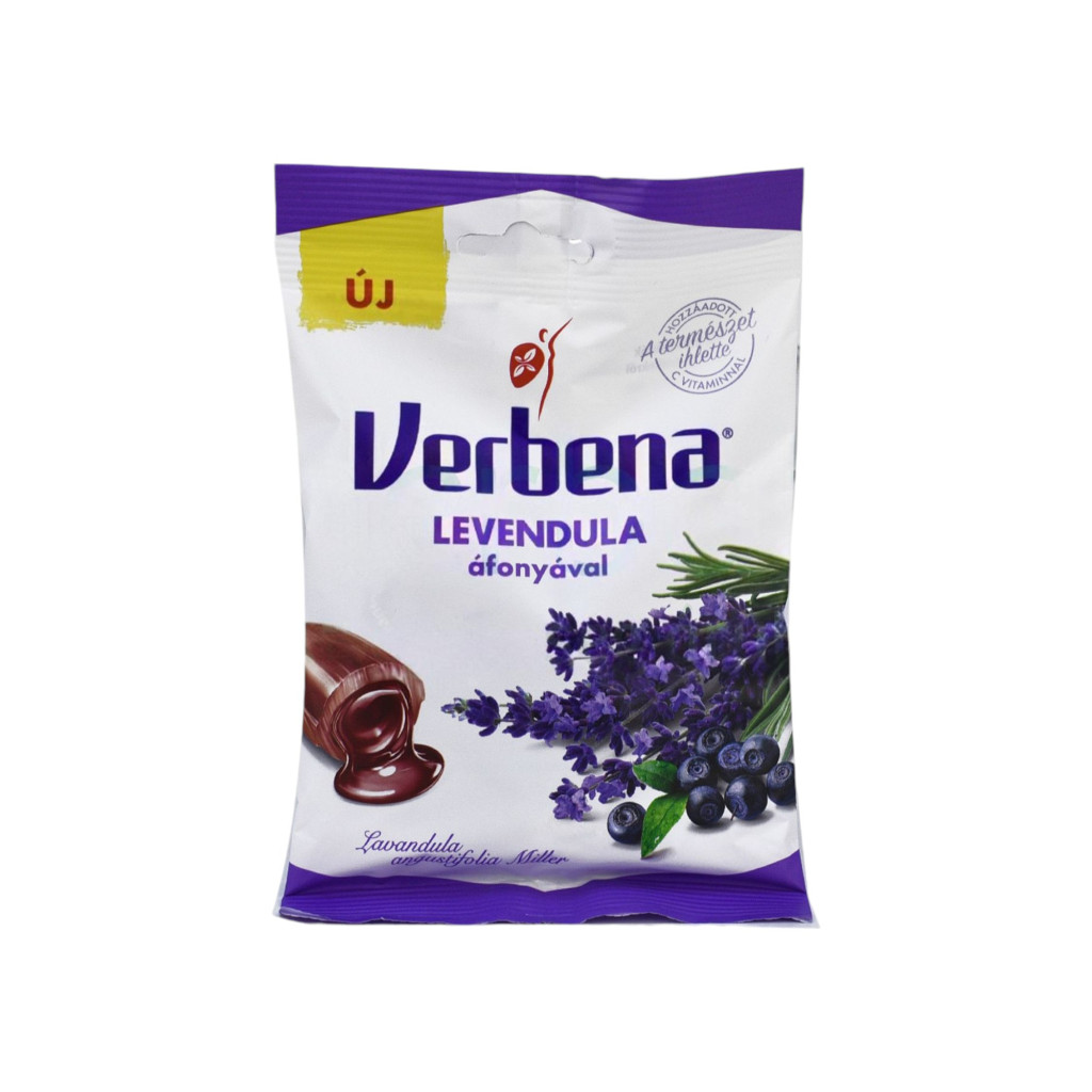 VERBENA HERBAL CANDY WITH LAVENDER AND BLUEBERRIES 60 g