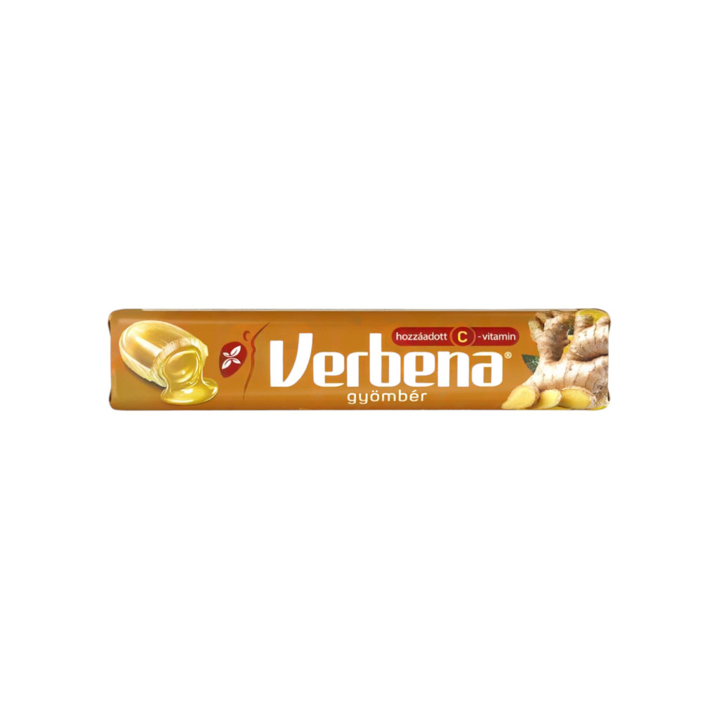 Zázvorové cukríky s rolkou verbeny 32 g