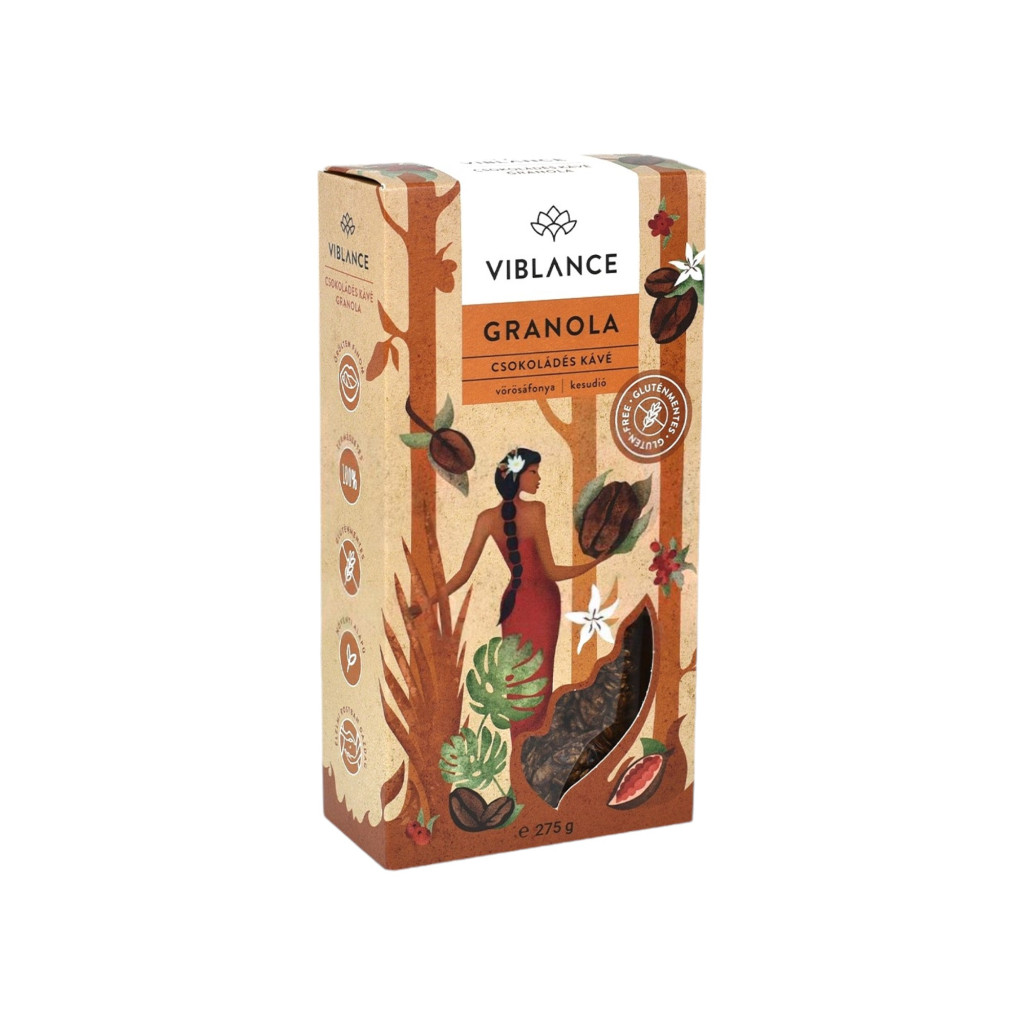 Viblance granola čokoládově kávová 275 g