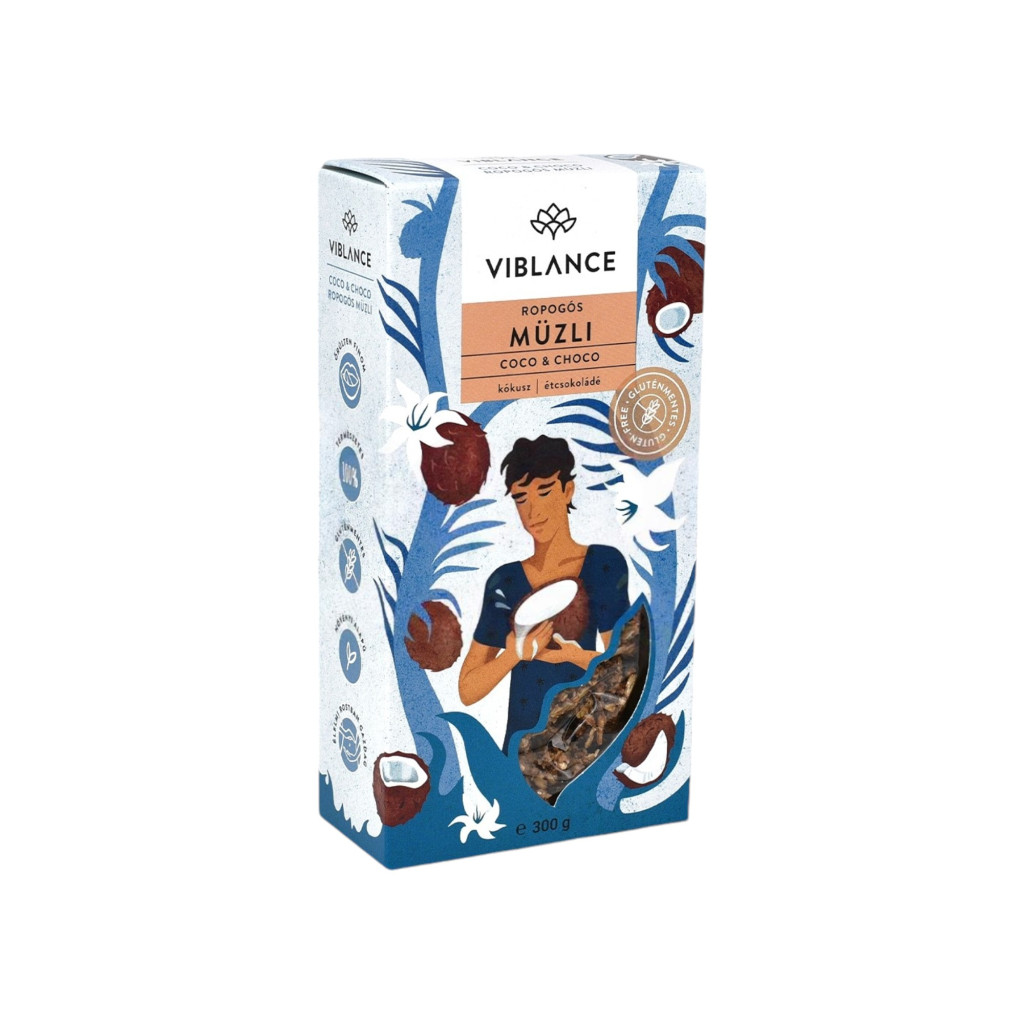 Viblance ropogós müzli coco&amp;choco 300 g