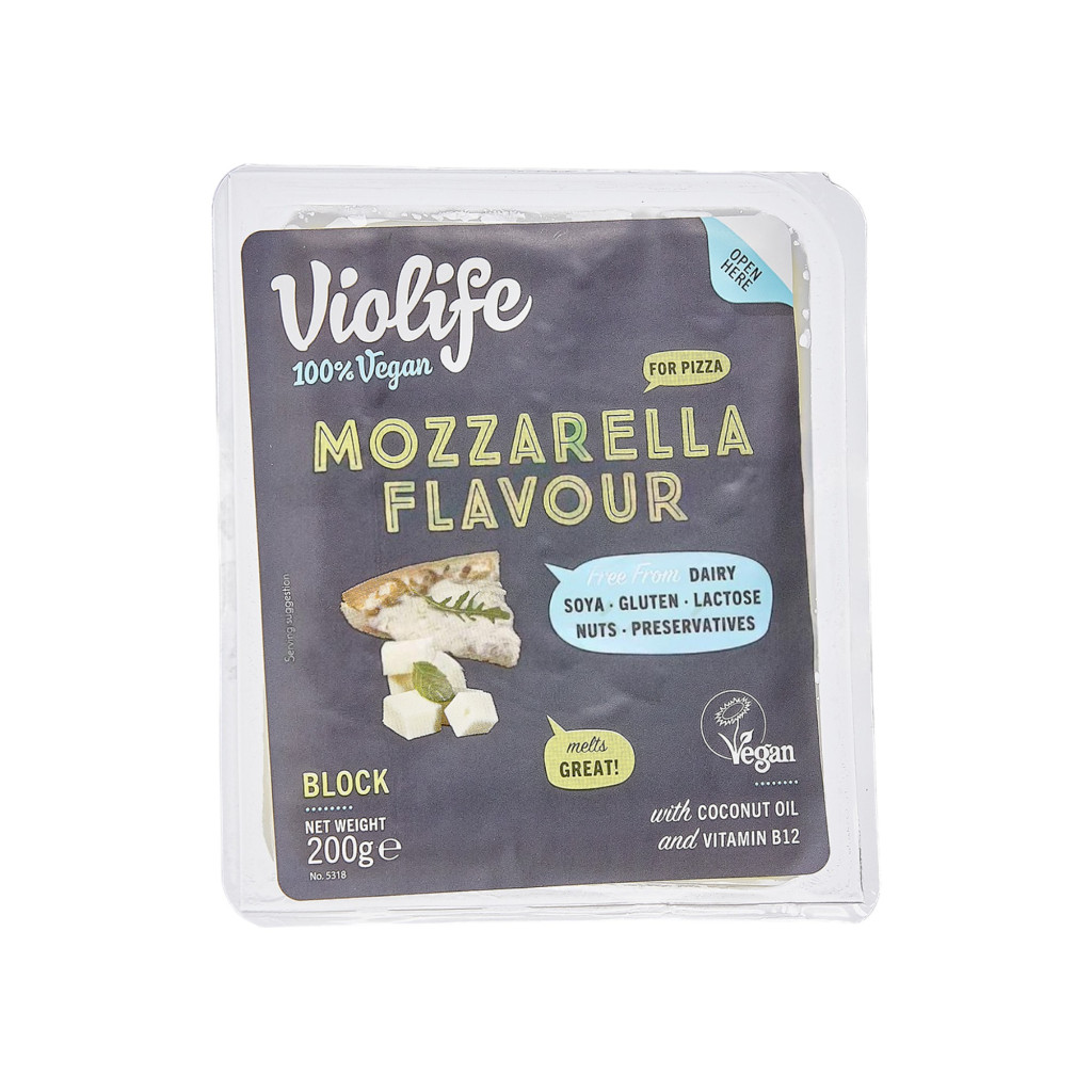 Violife növényi készítmény tömb pizzához olvadós mozzarella 200 g