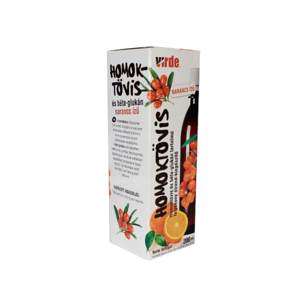 Supliment alimentar lichid din cătină verde 200 ml