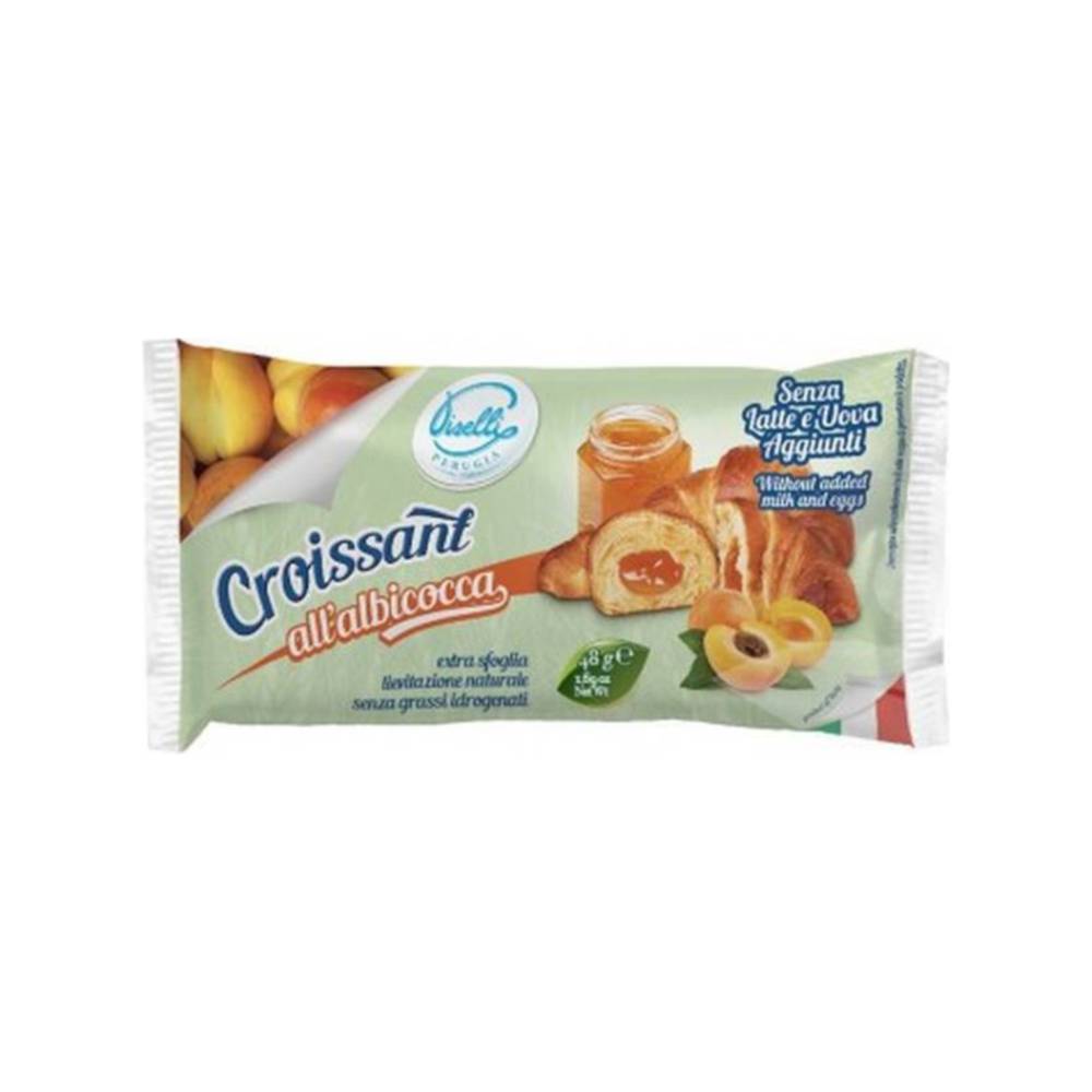 Visellio Croissant mit Aprikose und zugefügter Milch, ohne Ei 48 g