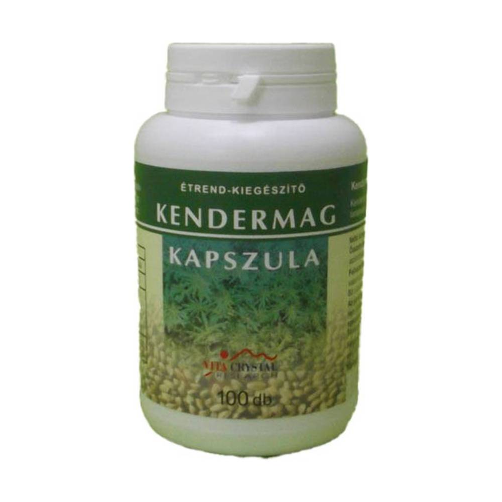 Capsule cu semințe de cânepă Vita Crystal, 100 bucăți