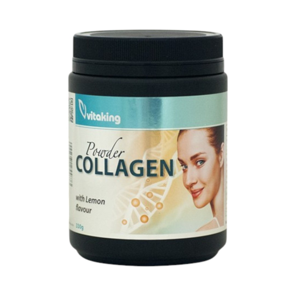 Vitaking proszek kolagenowy o smaku cytrynowym 330 g