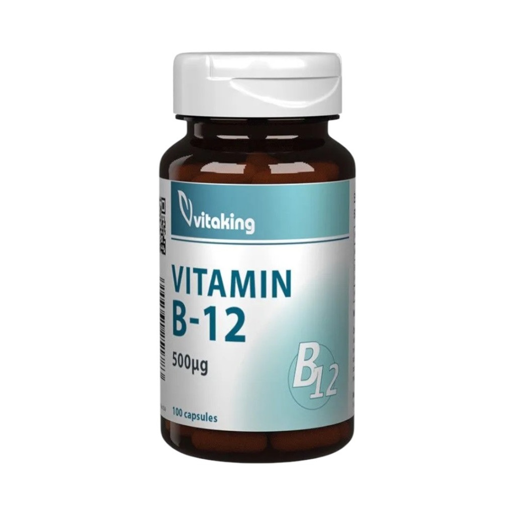 VITAKING VITAMIN B-12 KAPSZULA 500MCG 100DB