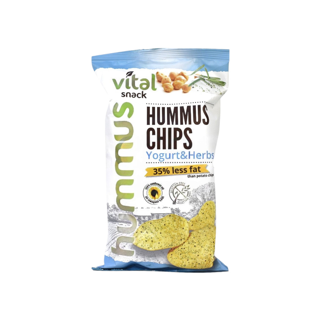 Vital hummus chips with yogurt and green herbs 65 g