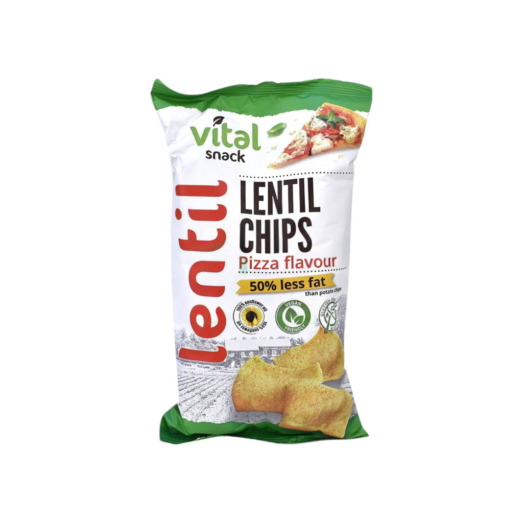 Vital lencse chips pizza 65 g